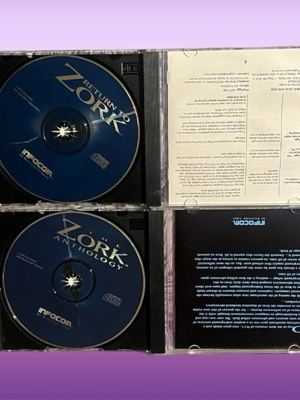 Zork Anthology Return & Sealed Grand Inquisitor PC 1990s Game Bundle Lot